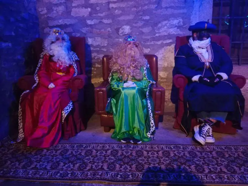 Las 'Reinas Magas' de Abelón. Fotografía: CEDIDA