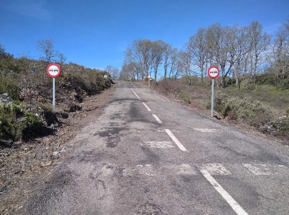 Estado de la carretera ZA-P-2436