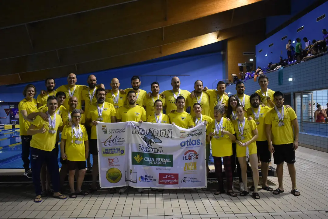 CD Natación Zamora en el X Open de Castilla y León Master de invierno