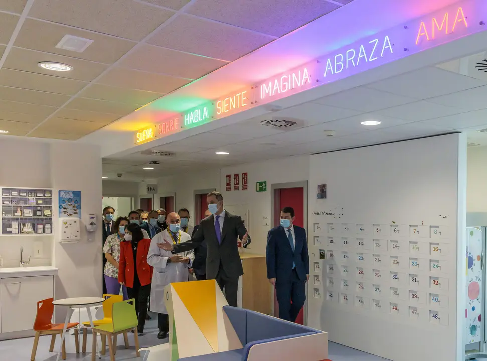 Una de las áreas de pediatría del nuevo Hospital de Salamanca