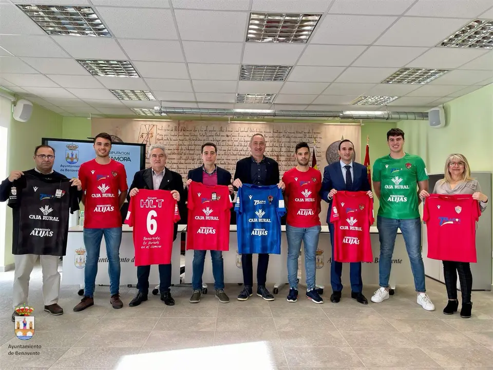 presentación camiseta benavente