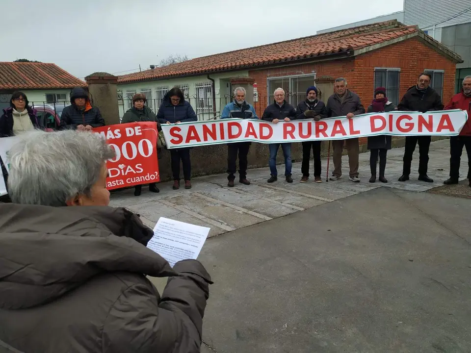 72 protesta de la Plataforma en Defensa de la Sanidad Pública de Sayago. Fotografía: CEDIDA