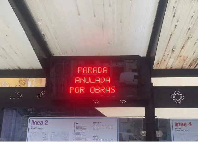 Supresión parada de autobús centro Zamora en la zona del Mercado de Abastos