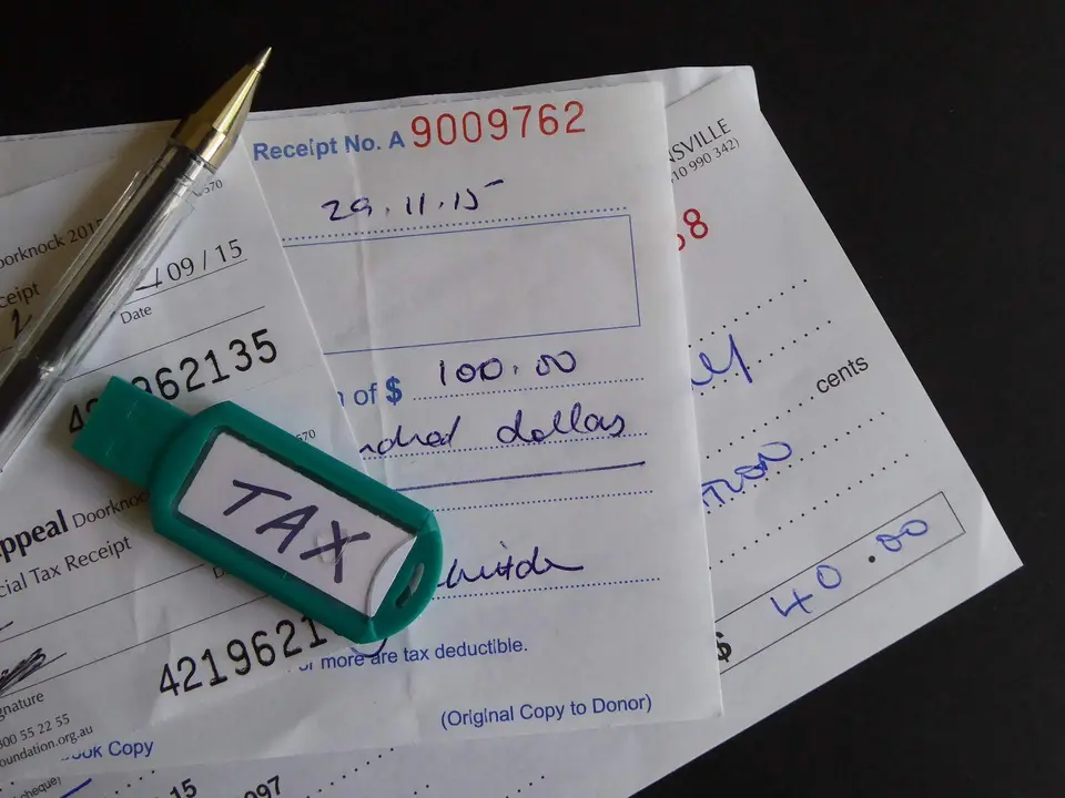 impuesto de donaciones imagen de archivo