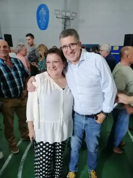 PSOE Zamora. Patxi López y Mª Cruz Hernández