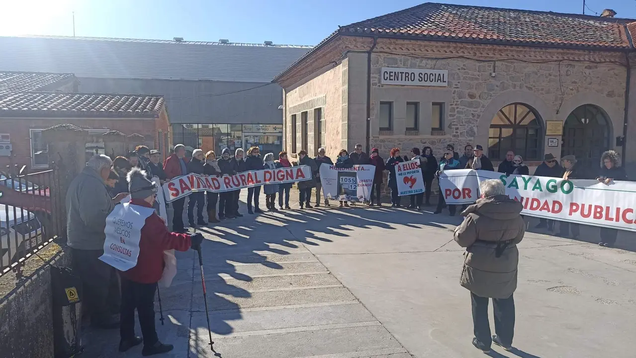Manifestación en Sayago. imagen cedida