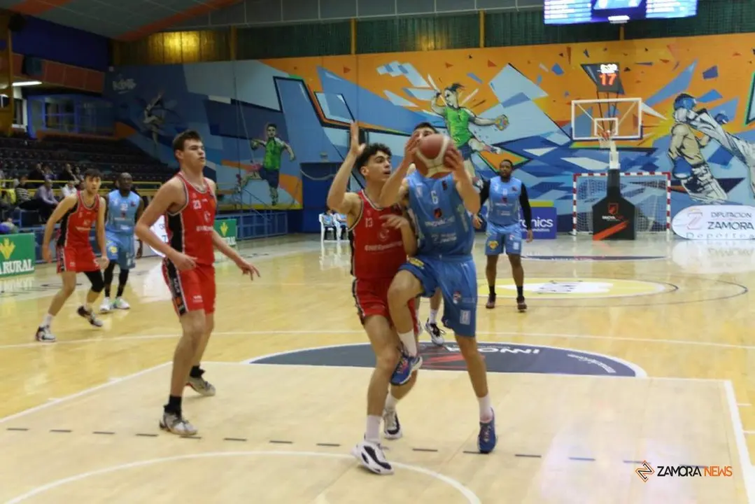 Jornada 18 -Liga LEB Plata entre el Zamora Enamora y el Enerparking Basket Navarra _4