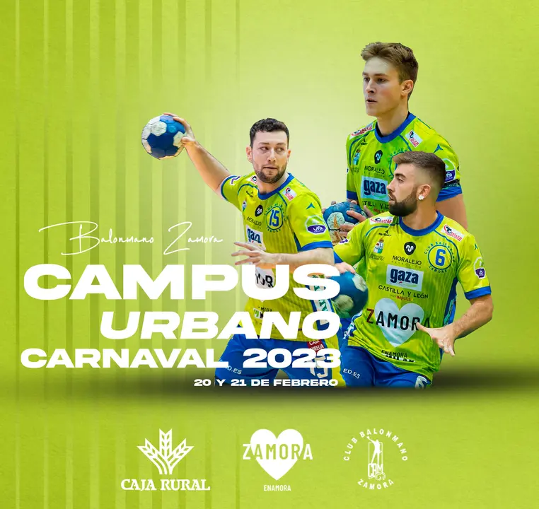 Cartel Campus Urbano Carnaval Balonmano Zamora