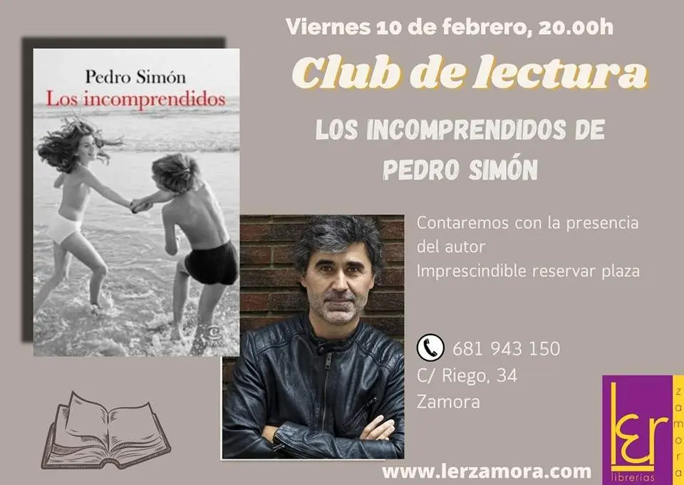 Charla y firma de ejemplares de Pedro Simón en Zamora