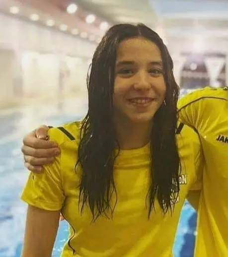 La nadadora zamorana Sofía Arroyo Bonifacio, del Club Deportiva Natación Zamora
