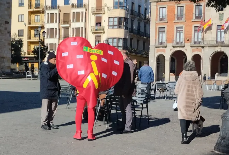 El vendedor de la ONCE disfrazado