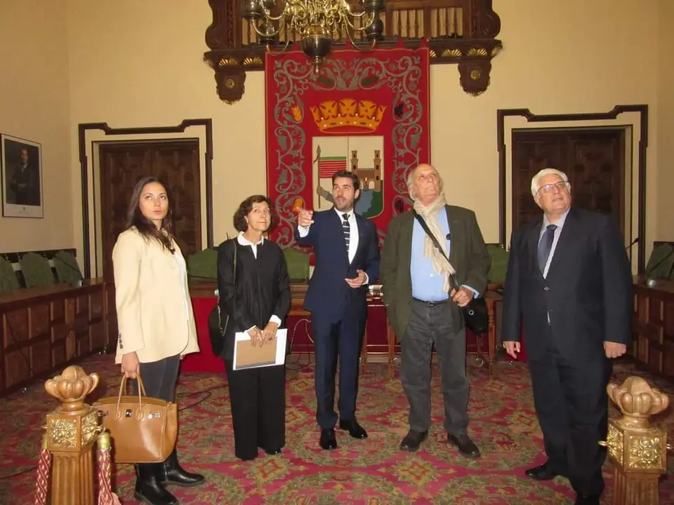 Carlos Saura durante la presentación de la exposición “Carlos Saura. Años 50”