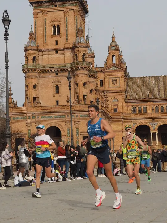Daniel Martínez Merchán en la Maratón de Sevilla