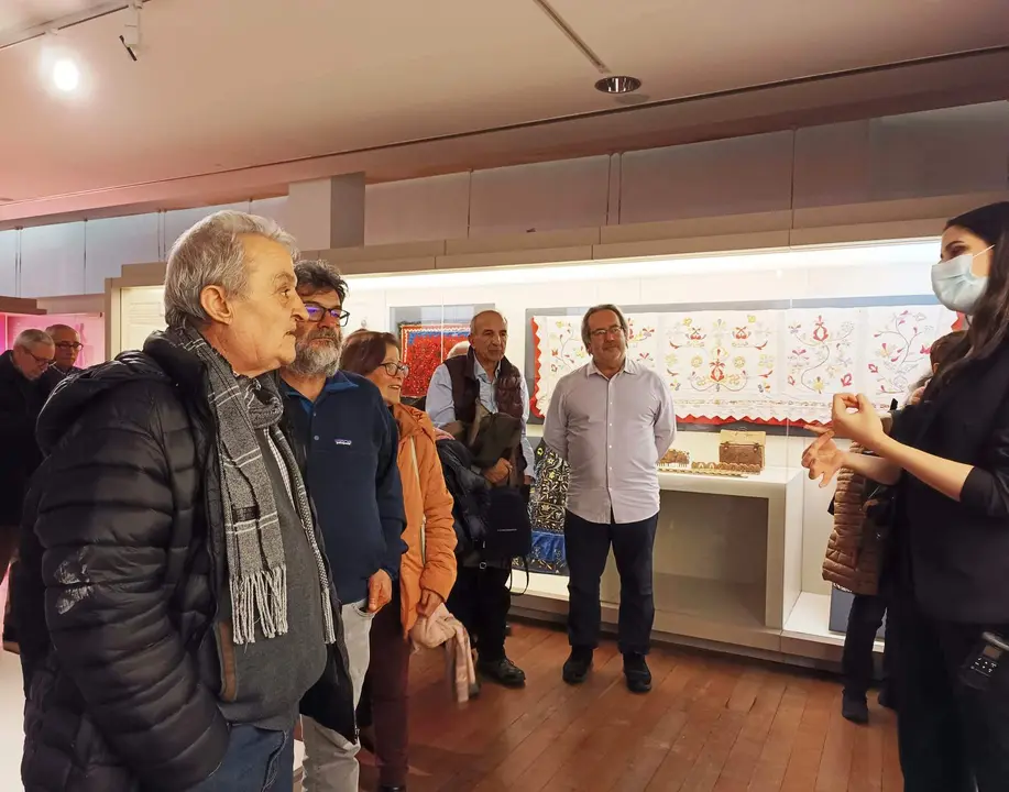 Francisco Guarido en el Museo Etnográfico