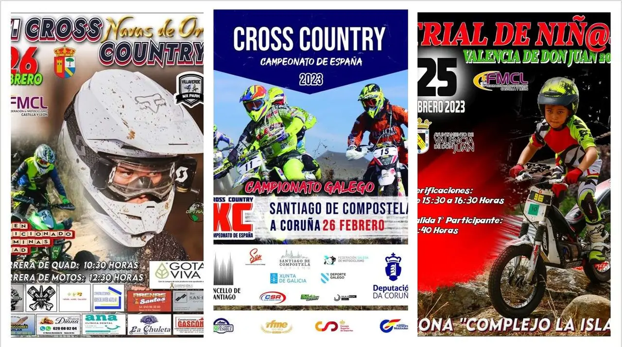 cartel de las pruebas para los pilotos zamoranos