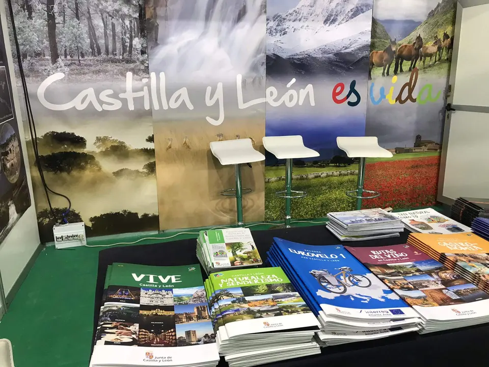Stand de Castilla y León en la 17 Feria Internacional de Turismo de Navarra, NAVARTUR