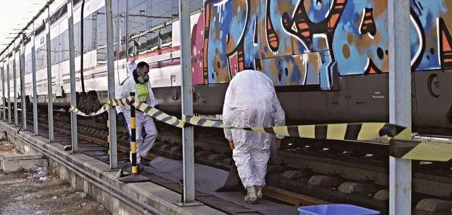 Vandalismo grafitero en los trenes de Renfe