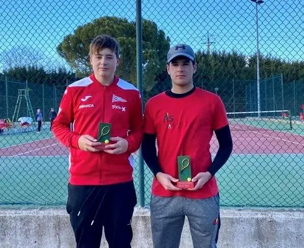 El tenista zamorano Hugo González en el Torneo de Invierno de Palencia
