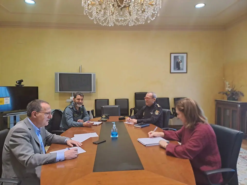 Reunión semanal de coordinación con la Policía Nacional y Guardia Civil