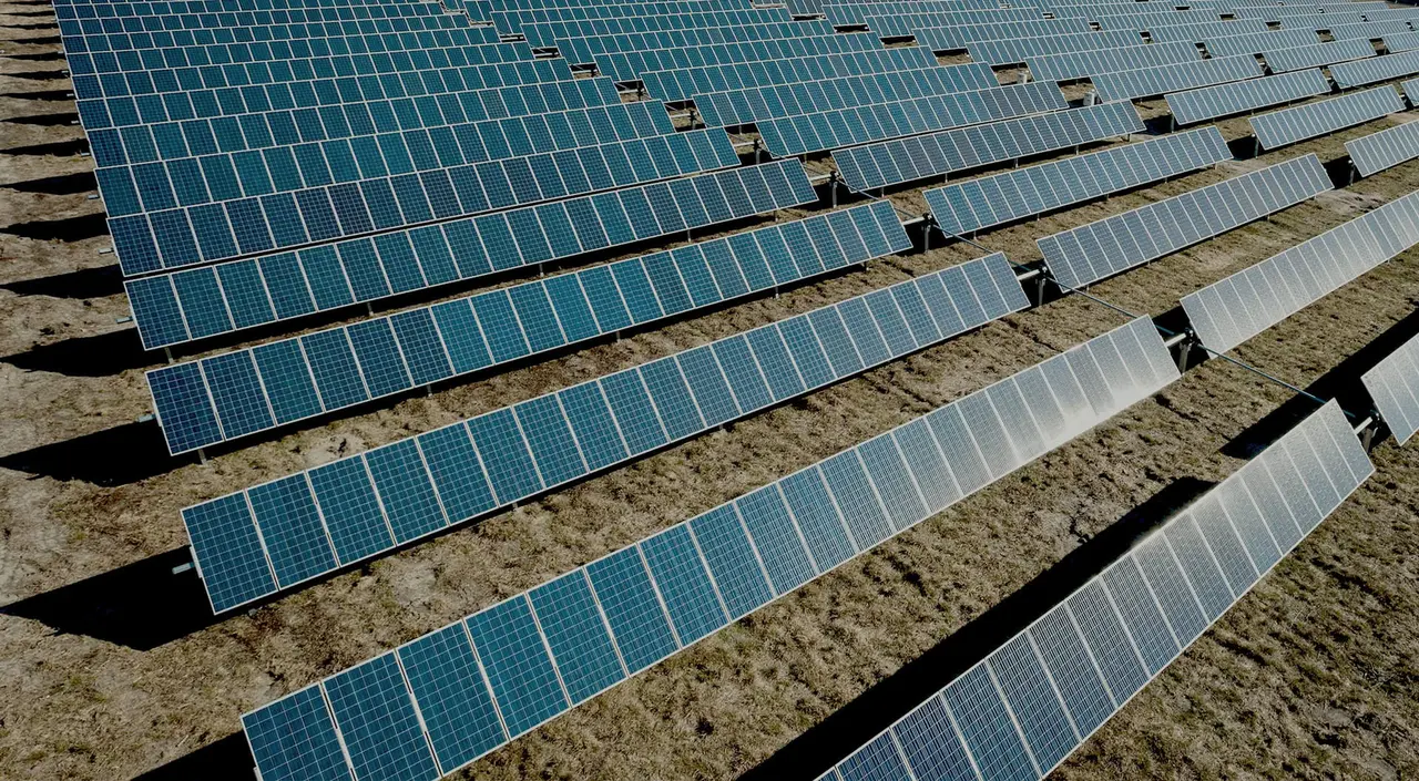 Placas fotovoltaicas. Fotografía de archivo