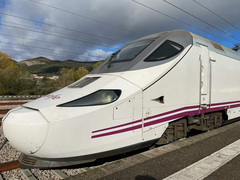 Tren Renfe fotografía de archivo