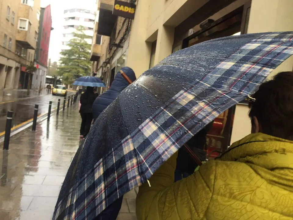 Lluvia en Zamora