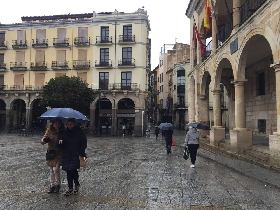 Lluvia en Zamora