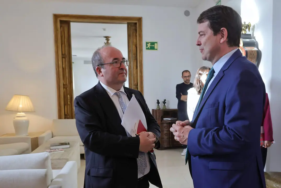 Encuentro entre Miquel Iceta y Alfonso Fernández Mañueco