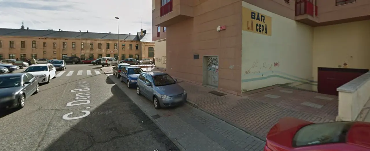 Calle Don Bosco, Zamora. Fotografía: Google Maps