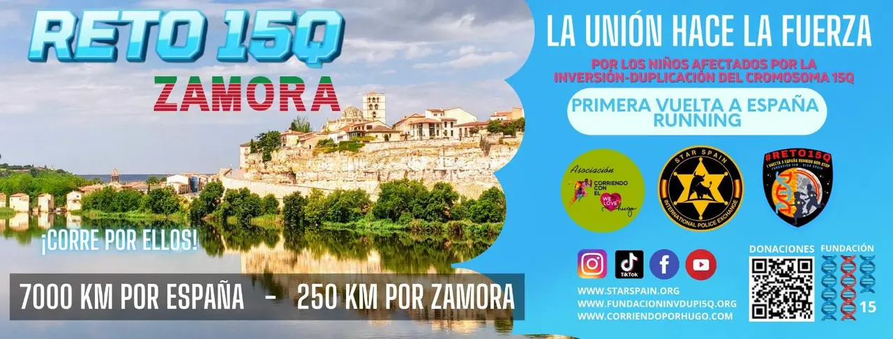 Reto carrera solidaria de relevos del Reto 15 Q