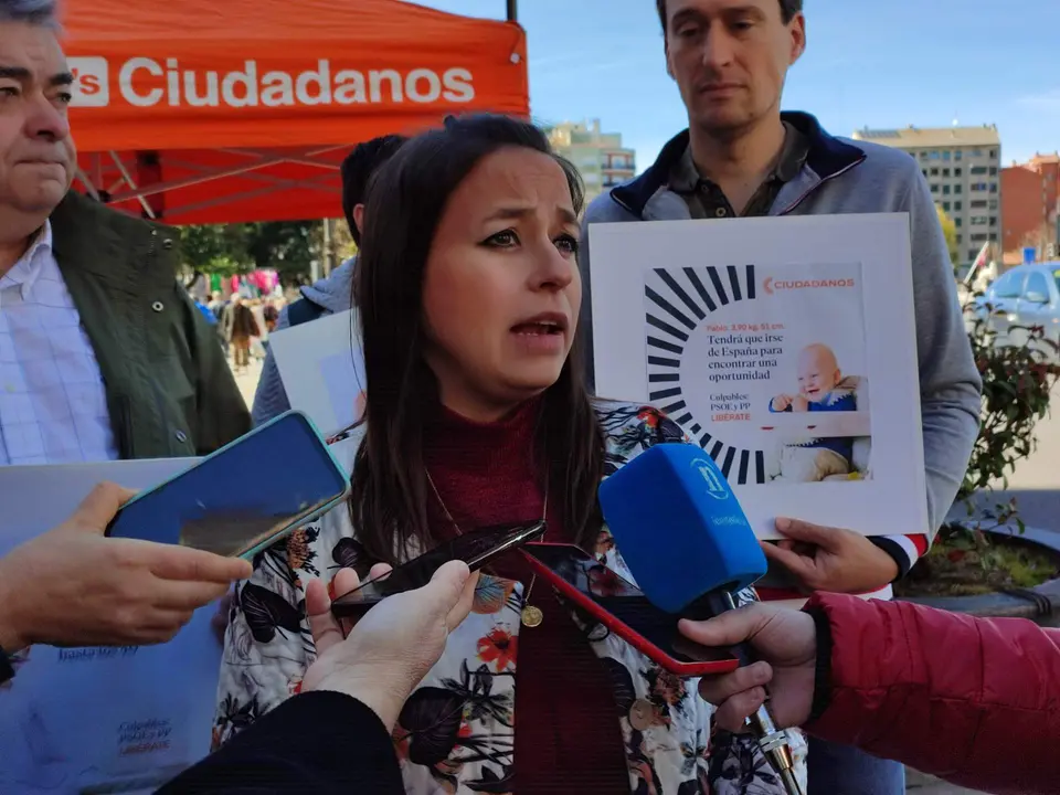 Acto de Ciudadanos Castilla y León en la capital leonesa. Gemma Villarroel