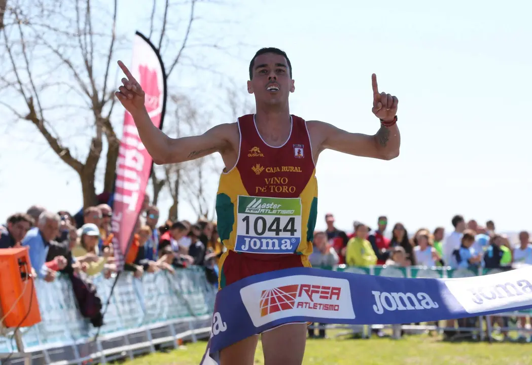 Rubén Sánchez en el Campeonato de España Máster de veteranos de Campo a Través