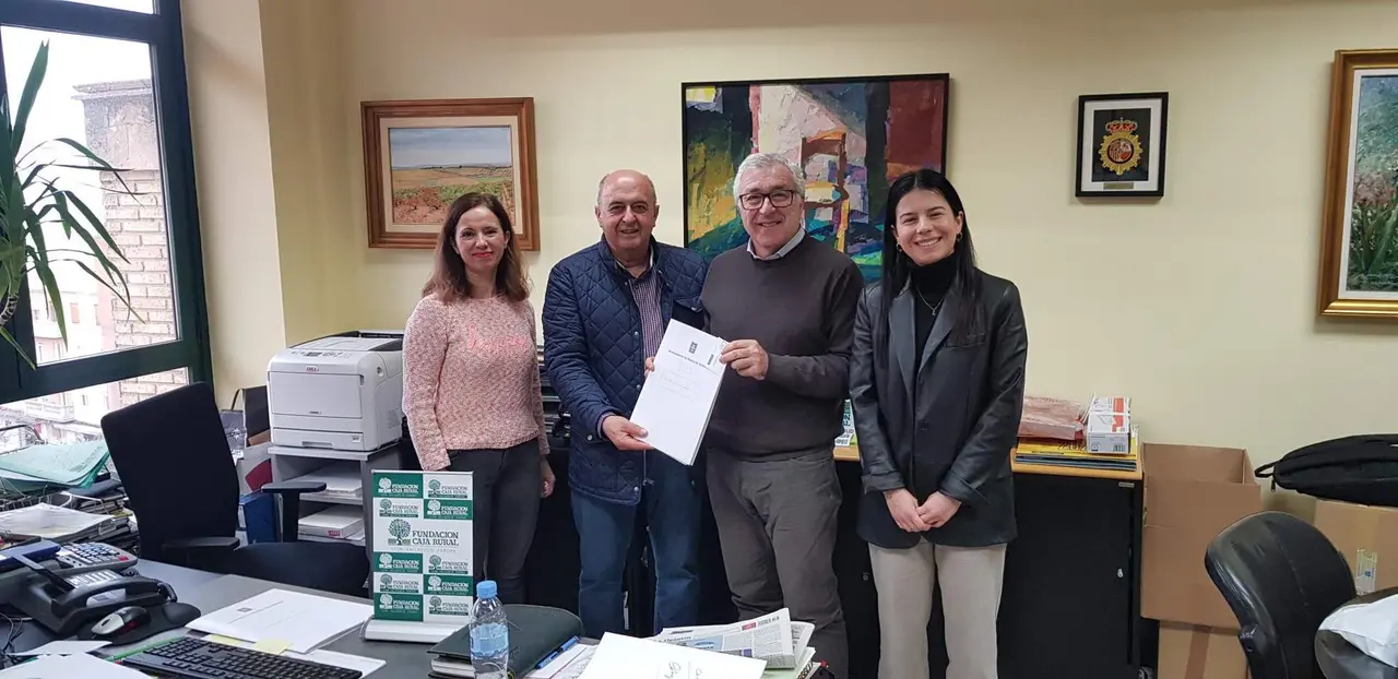 Presentación del proyecto del Ayuntamiento de Puebla a Caja Rural
