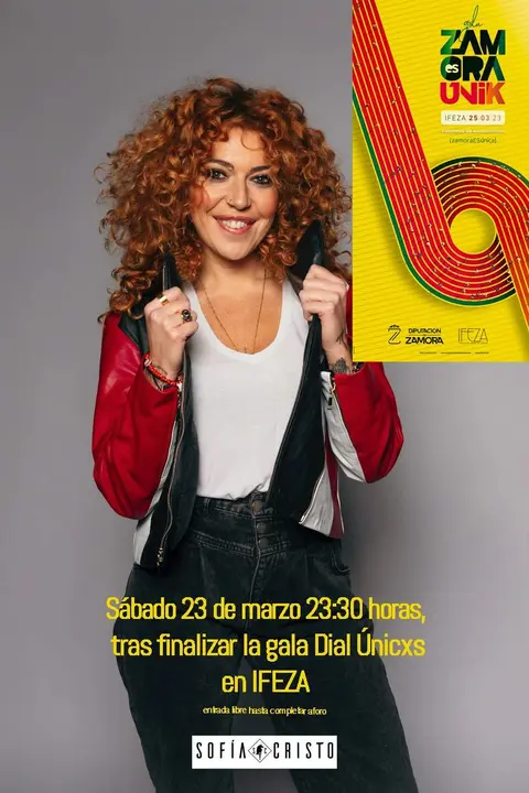 CARTEL SOFÍA CRISTO 