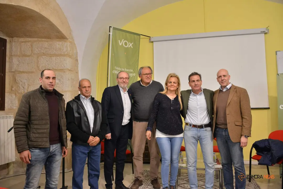 presentación de Javier Eguaras como candidato de Vox al Ayuntamiento de Zamora