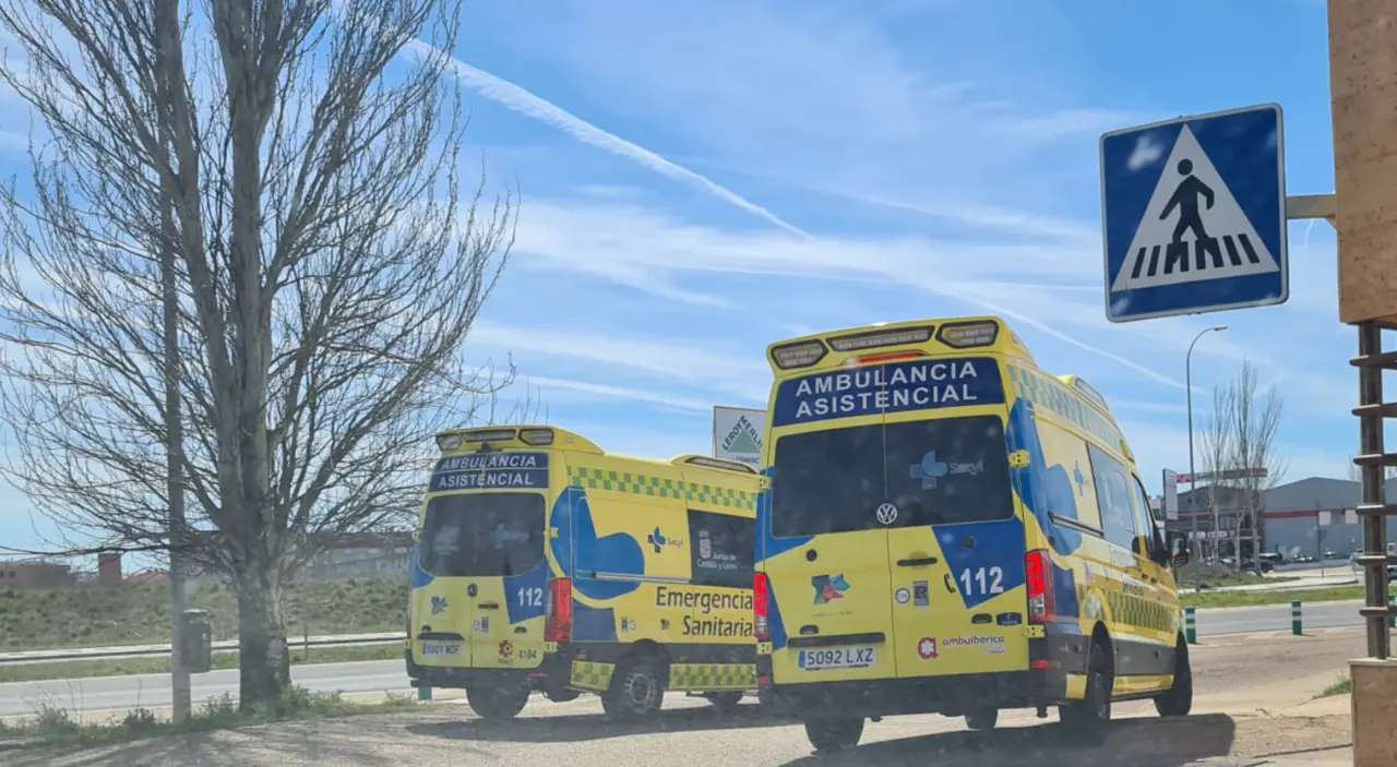 Las ambulancias del 1-1-2 acuden al suceso