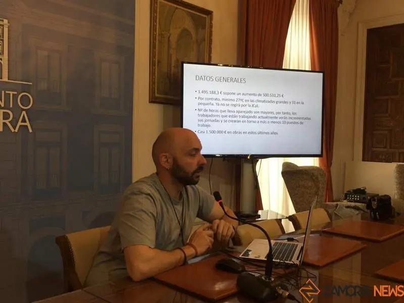 El concejal de Deportes, Manuel A. Alonso