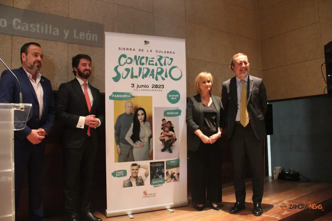 Presentación concierto solidario Sierra de la Culebra