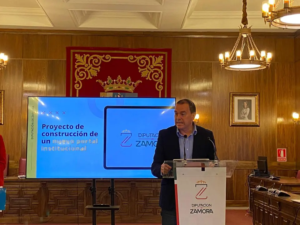 Requejo durante la presentación