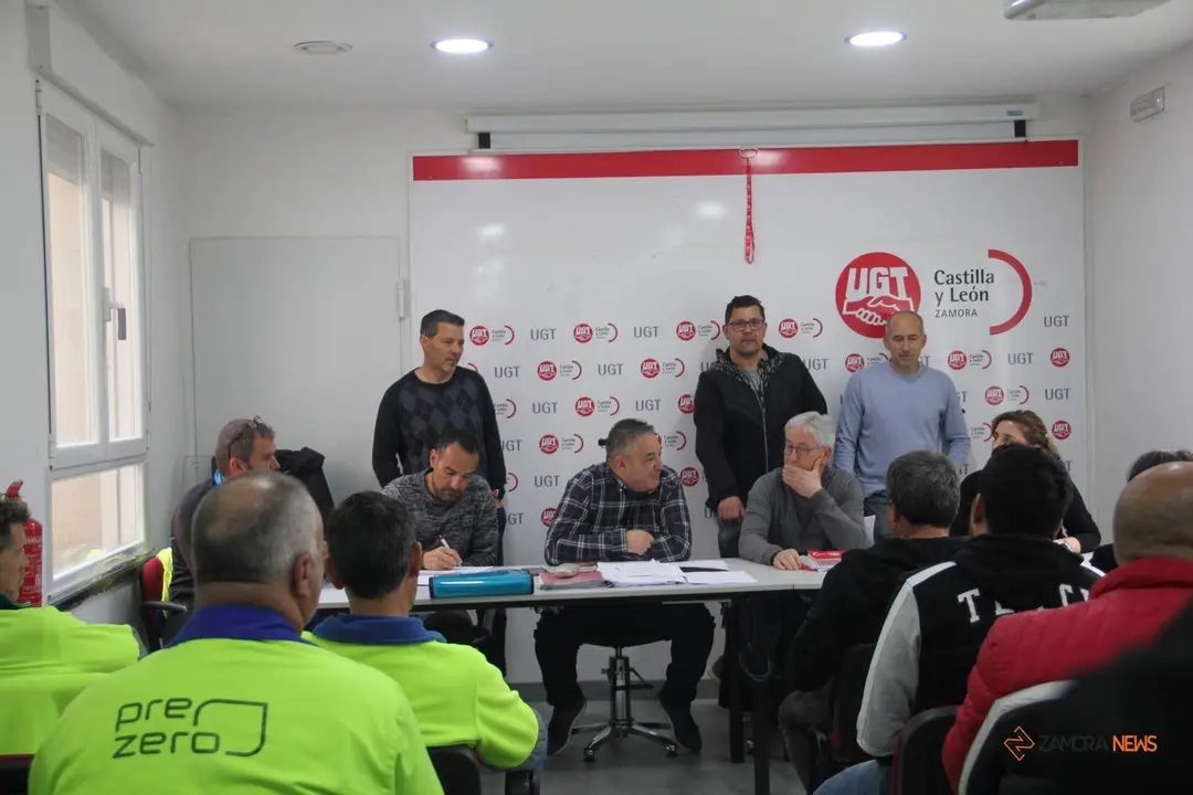 Asamblea de trabajadores del servicio de limpieza de PreZero