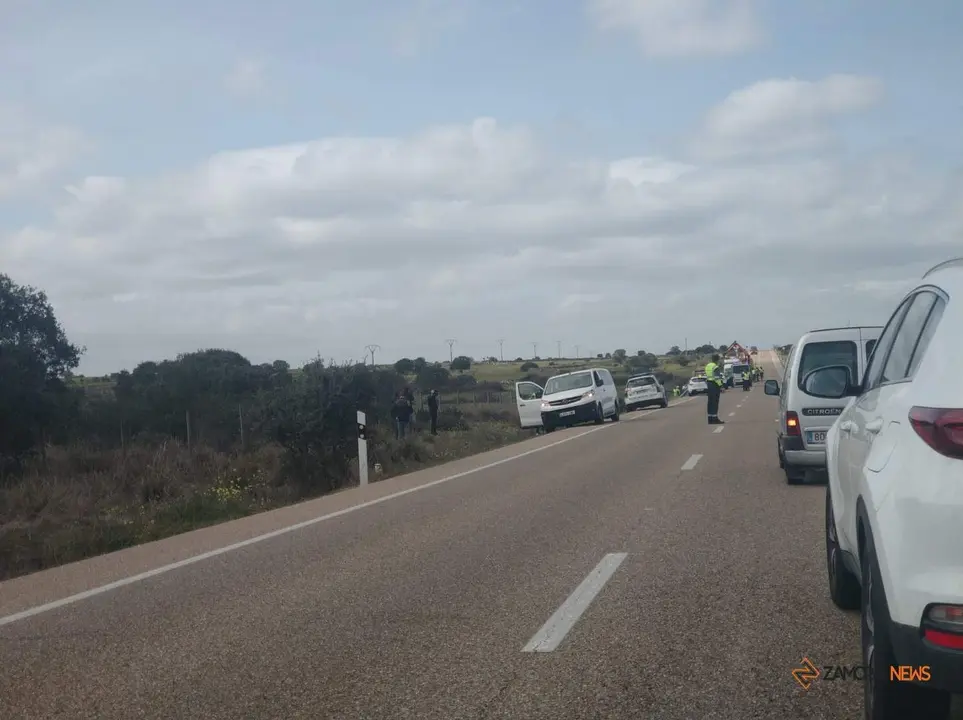 Accidente en Cerezal de Aliste