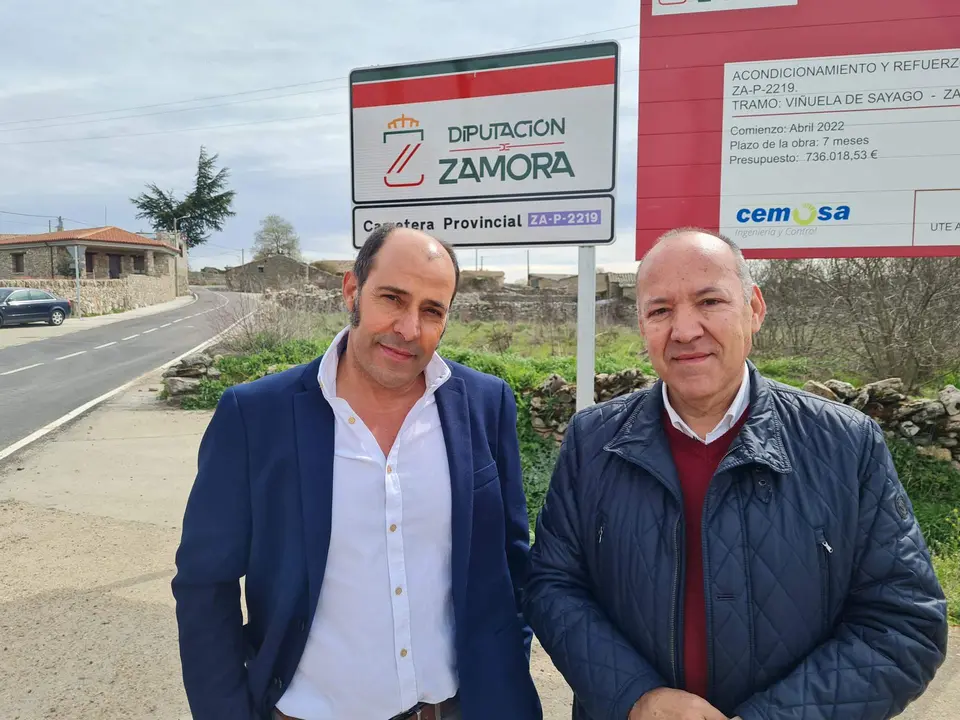 El vicepresidente primero de la Diputación de Zamora y diputado de Carreteras, José María Barrios Tejero