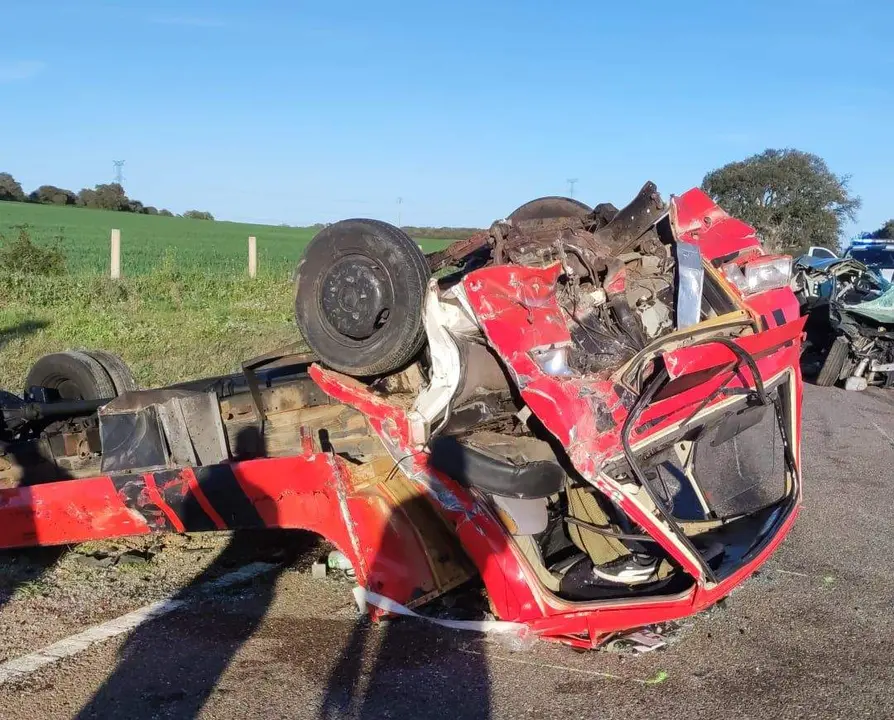 Accidente mortal en Moreruela de Tábara al paso por la N-631. Fotografía; CEDIDA