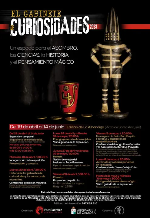 Cartel gabinete de curiosidades