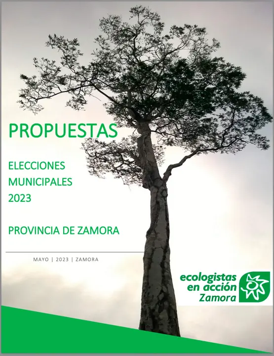cartel propuestas ecologistas en acción