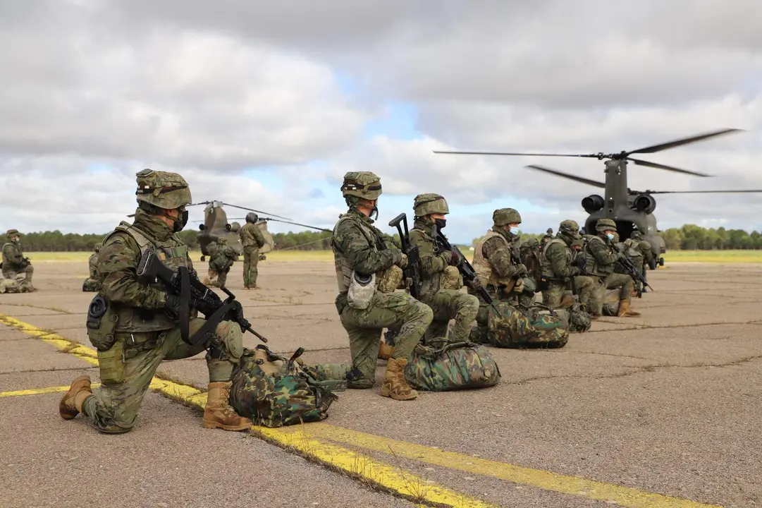 Militares. Fotografía: Ministerio de Defensa