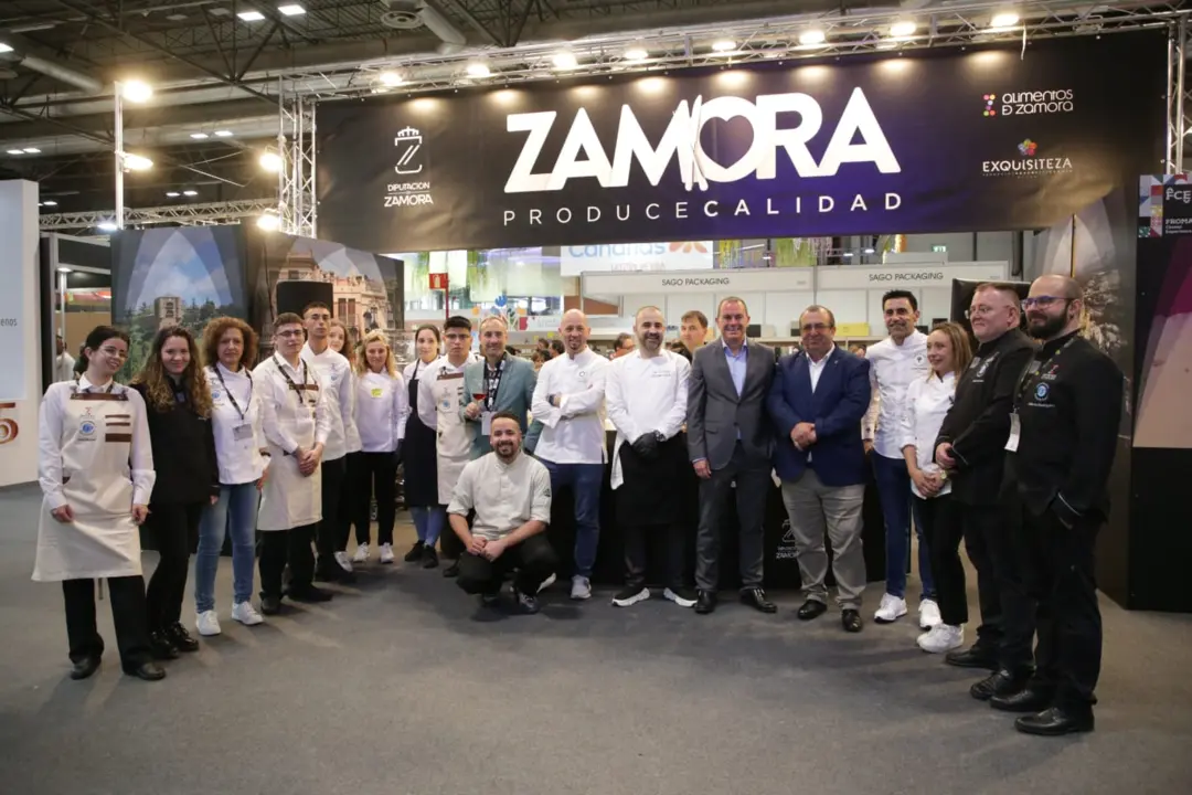 Stand de la Diputación de Zamora, Alimentos de Zamora y ExquisiteZa en el 36 Salón Internacional Gourmet