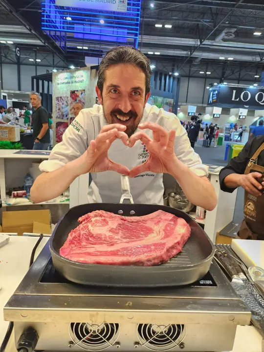 Santiago Vicente en el Salón Gourmet