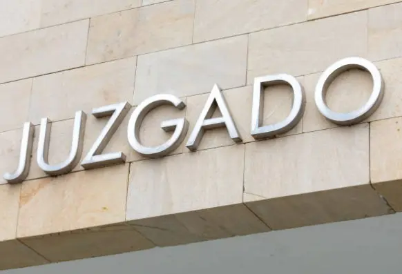 Fotografía de archivo juzgado