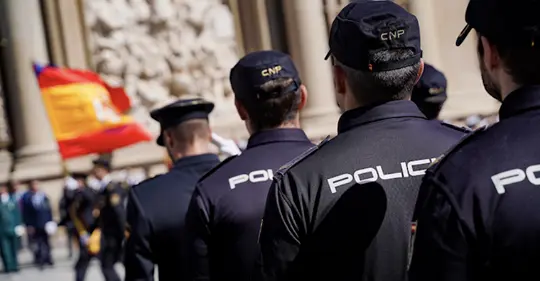 Agentes. Fotografía: Policía Nacional